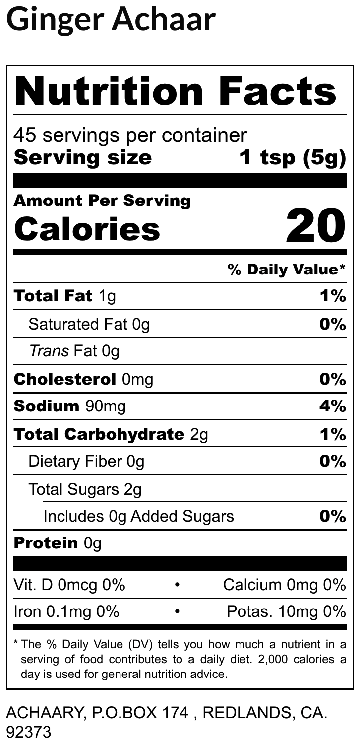 Ginger Achaar
